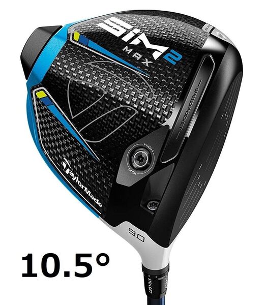 【新品】 テーラーメイド SIM2 MAX ドライバー TENSEI BLUE TM50 (10.5°/S) シム2 マックス