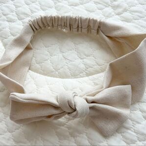 リボンヘアバンド バースデイ お宮参り お食い初め 結婚式 月例フォト