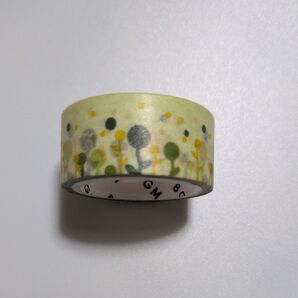 BGM社 マスキングテープ イエロー系 グリーン系 15mm幅 マステ 未使用品