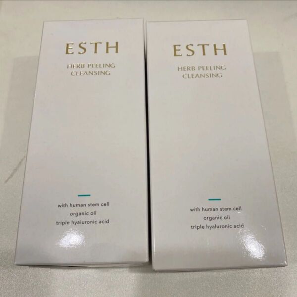 エス ESTH ハーブピーリングクレンジング 120g 2本セット ライブナビ クレンジング メイク落とし 化粧落とし
