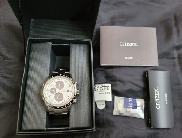 CITIZEN エコドライブ 腕時計 Eco-Drive クロノグラフ シチズン ソーラー電池