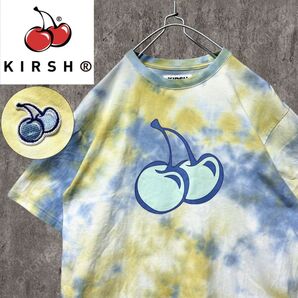 極美品★KIRSH キルシー チェリー プリント 刺繍 タイダイ染め Tシャツ