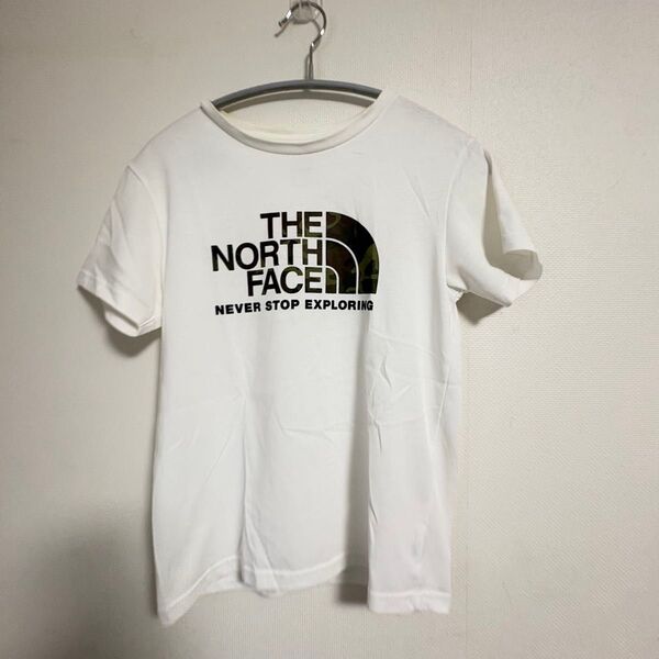 THE NORTH FACE Tシャツ ホワイト 150 キッズ kids ノースフェイス