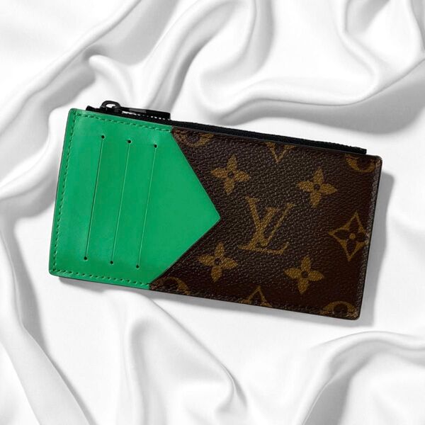 美品 ルイヴィトン フラグメントケース カードケース モノグラム マカサー LOUIS VUITTON