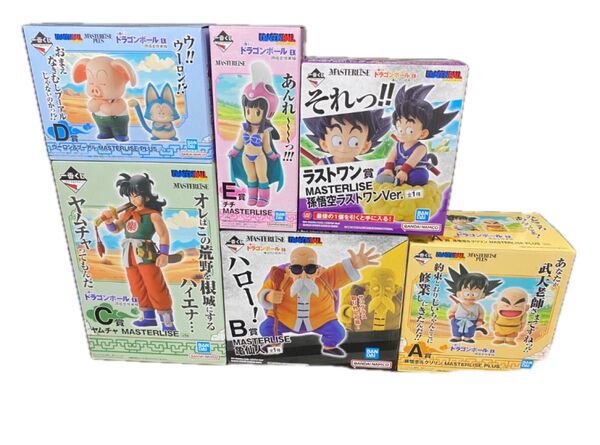 国内正規品 ドラゴンボール 一番くじ 亀仙流の猛者たち 孫悟空修行編 まとめ売り