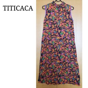 titicaca tela エスニック チャイナ スリット ワンピース