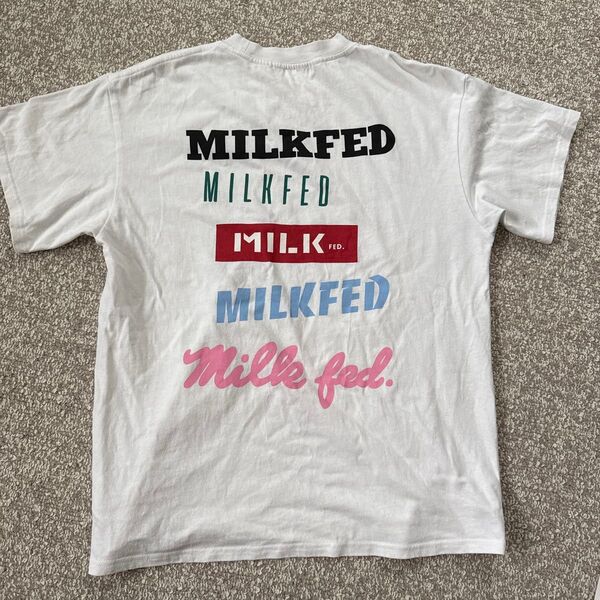 ミルクフェド 半袖TシャツMILKFED ホワイト
