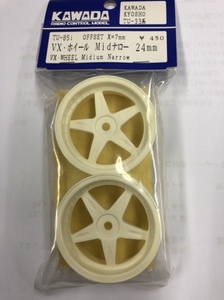 TU85i VXホイール　Midナロー 24mm 60%OFF　2個入　川田模型製　 送料単品198円