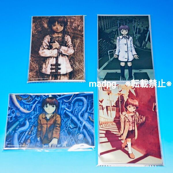 円環帰点 ブラインドクリアカード 岩倉玲音4種セット 安倍吉俊 serial experiments lain 画業30周年記念展