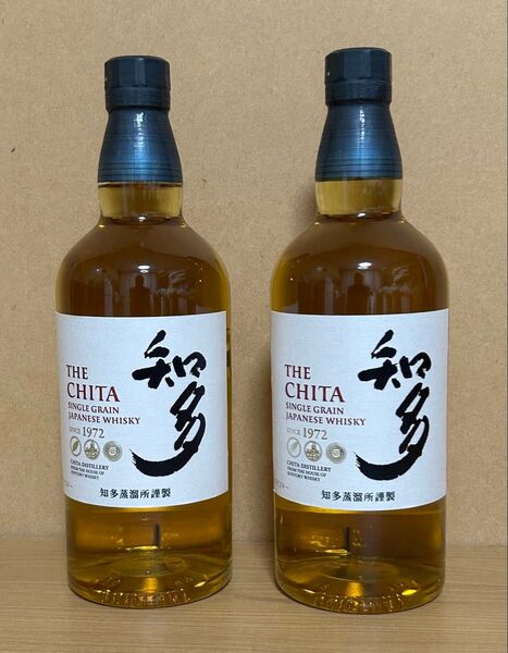 サントリー シングルグレーンウイスキー 知多 700ml 未開栓ボトル 2本 箱無し