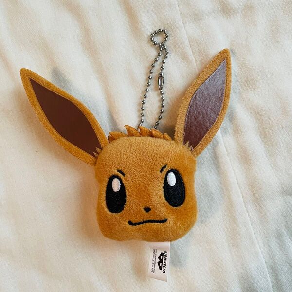 ポケモン ポケットモンスター イーブイ キーホルダー フェイス プライズ マスコット