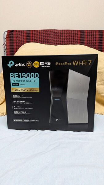 TP-Link WiFi 7 ルーター 無線LANルーター BE19000 Archer BE805