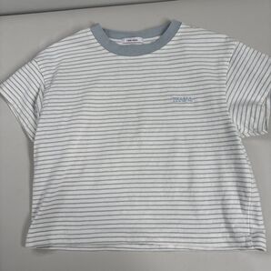muu オリジナル ボーダーT Tシャツ 韓国子供服 70サイズ