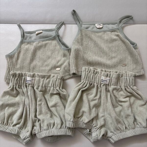 mollybin 韓国子供服 90 100 セット売り ベビーブルマ キャミソール 女の子