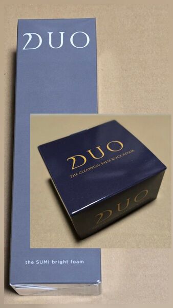 DUO ザ ブライトフォーム BK と ザ クレンジングバーム ブラックリペア