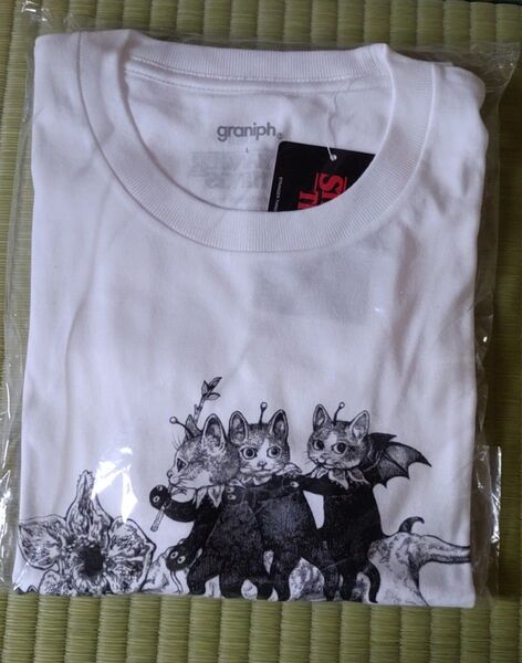 ヒグチユウコ ストレンジャーシングス graniph Tシャツ Lサイズ ホワイト グラニフ 半袖