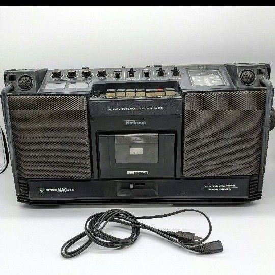 National ナショナル MAC ST-5 ラジカセ RS-4250 ジャンク品 昭和レトロ