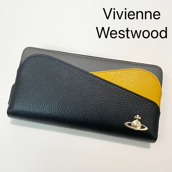 新品 ヴィヴィアン ウエストウッド 長財布 ウォレット ジップラウンドウォレット レザー Vivienne Westwood
