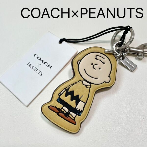 COACH コーチ PEANUTS SNOOPY スヌーピー バッグ チャーム キーホルダー チャーリー ブラウン キーリング