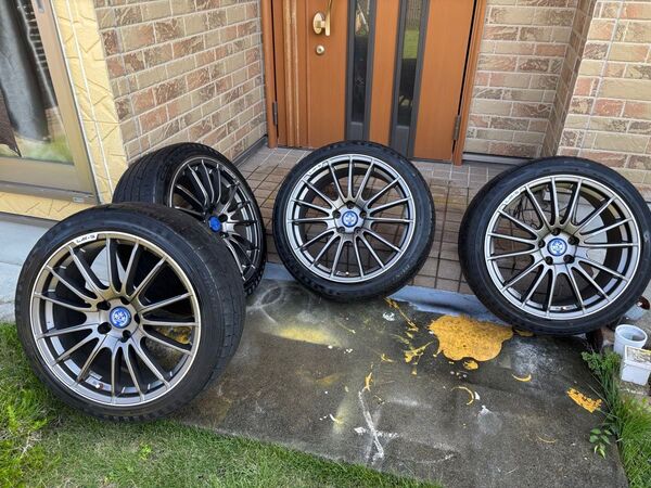 レアマイスター lm-s19×8.5J ガンメタ系 4本