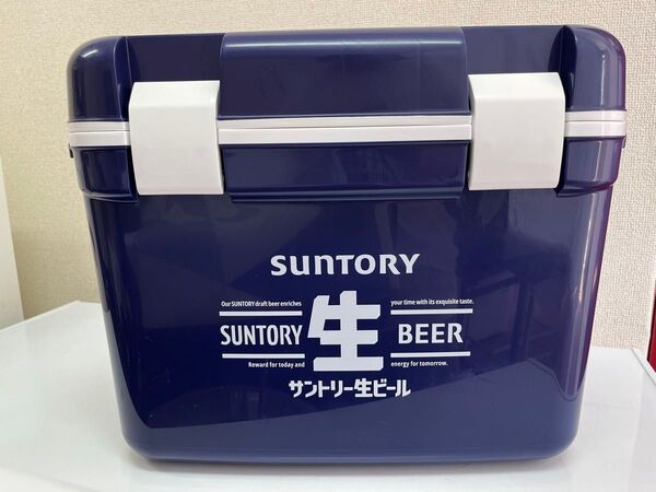 サントリー生ビール500ml瓶専用クーラーボックス アウトドア 釣り キャンプ クーラーボックス 肩掛けベルト付き保冷軽量