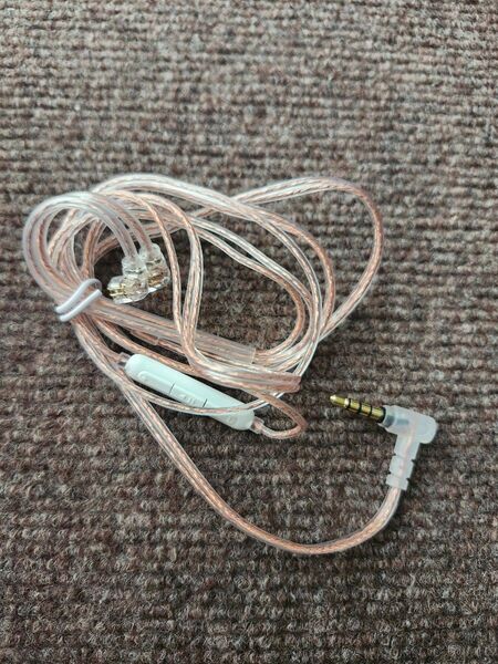 ほぼ未使用 リケーブル QDC 3.5mm マイク有り