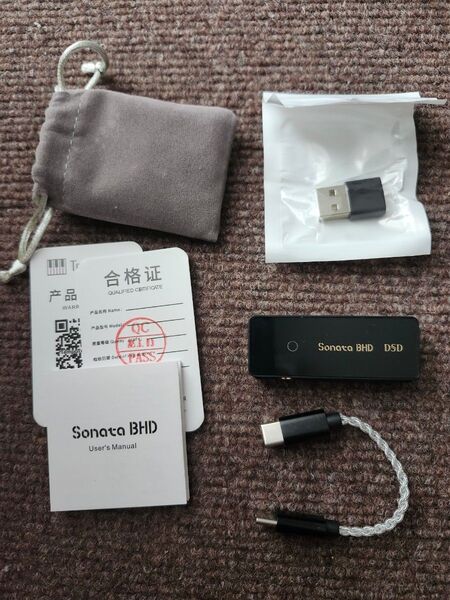 外箱なし ほぼ未使用 tempotec sonata BHD DAC cs43131 3.5mm 4.4mm 独自ボリューム