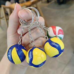 【大人気】 バレーボールキーホルダー 2個セット