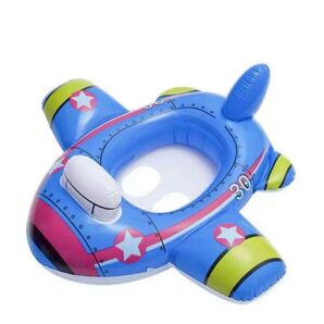 飛行機 足入れタイプ 1〜3歳 浮き輪 キッズ プール 海 浮き輪