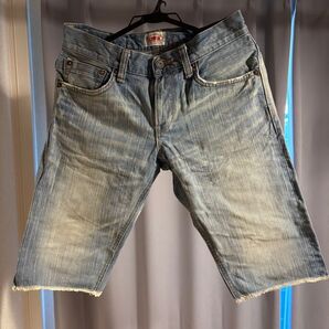 【中古美品】EDWIN エドウィン デニムパンツ ハーフパンツ