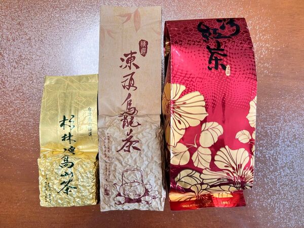 おすすめ 大人気 台湾茶 凍頂烏龍茶150g 杉林渓高山烏龍茶75g 高山紅茶75g