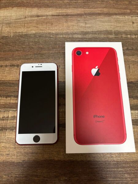 値下げ歓迎 Apple iPhone8 PRODUCT RED 64GB 本体と箱のみ