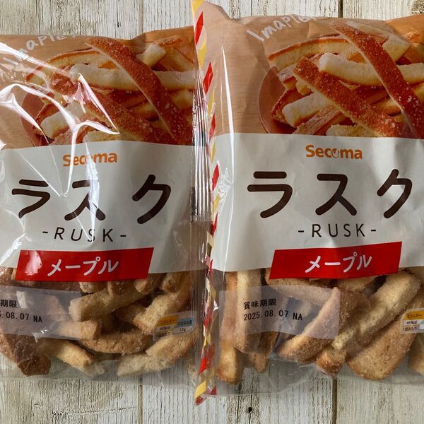 セコマ ラスク メープル味 100g 2袋セット