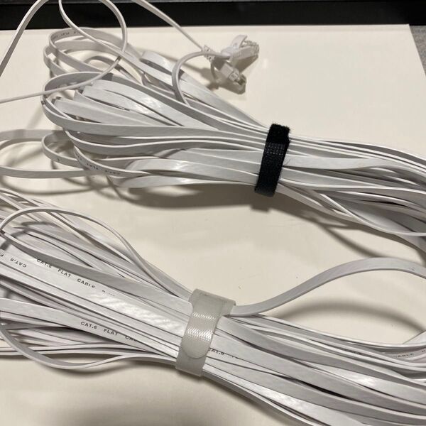 LANケーブル フラットタイプ cat6 30m