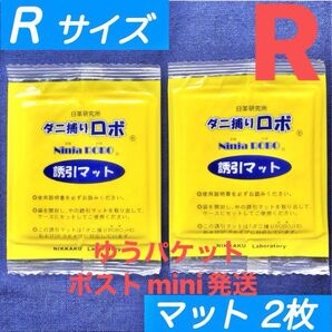 y65☆新品 2枚 R☆ ダニ捕りロボ 詰め替え 誘引マット レギュラー サイズ