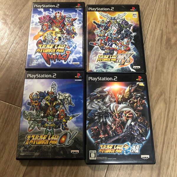 スーパーロボット大戦 PS2ソフト4本セット