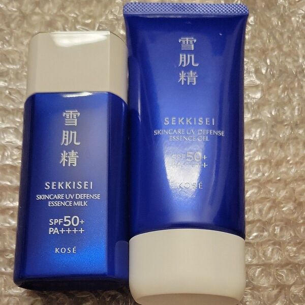 雪肌精 スキンケア UV エッセンス ミルク SPF50+ PA++++ 60gジェル90g