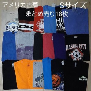 アメリカ古着 Tシャツ まとめ売り 18枚セット Sサイズ US製あり