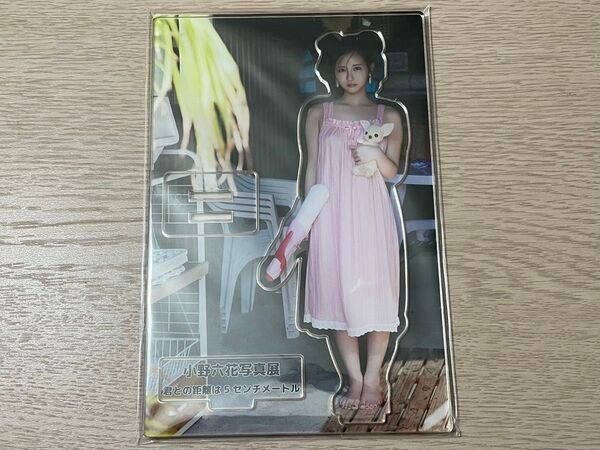 限定 小野六花 写真展 アクリルスタンド アクスタ 5周年 グッズ フォト メモリアル 希少 レア セクシー女優
