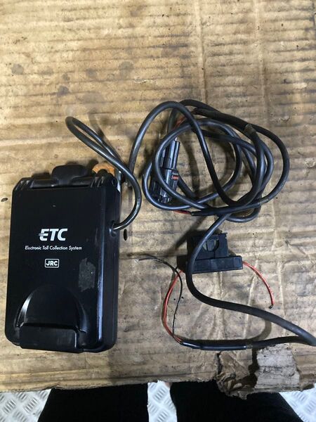 JRM-12 セットアップ済 動作確認 バイク用ETC ETC ステーもついて得