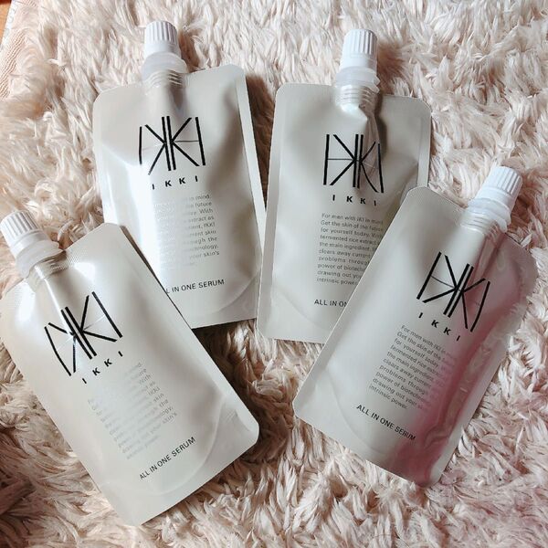 IKKI イッキ オールインワンセラム 50mL 4セット オールインワン美容液 スキンケア オールインワン 詰替