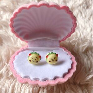 コジコジ ピアス ハンドメイド COJICOJI さくらももこ Disneyシール