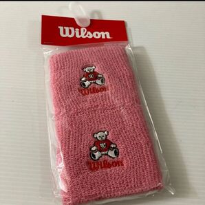 ウィルソン リストバンド スポーツ WILSON ピンク バスケ テニス 卓球 ウイルソン