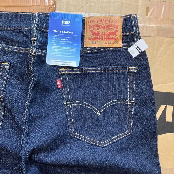 Levi's 514 クール ストレートデニム W34 L32 新品未使用