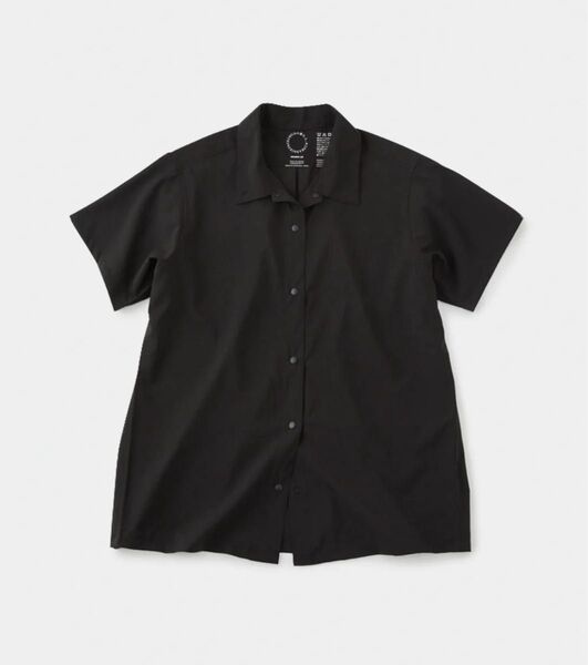 山と道 UL Short Sleeve Shirt women ブラック M 半袖シャツ 黒
