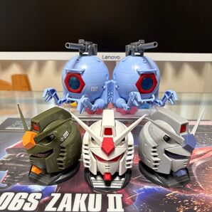 エクシードモデル ガンダムヘッド カプキャラ ボール 機動戦士ガンダム ガチャ セット