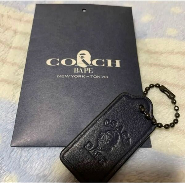 激レア 非売品 BAPE coach キーホルダー
