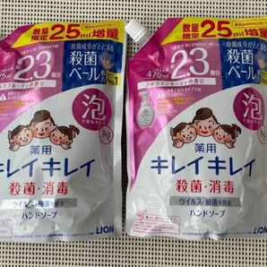 LION キレイキレイ 泡ハンドソープ シトラスフルーティの香り つめかえ用 2袋