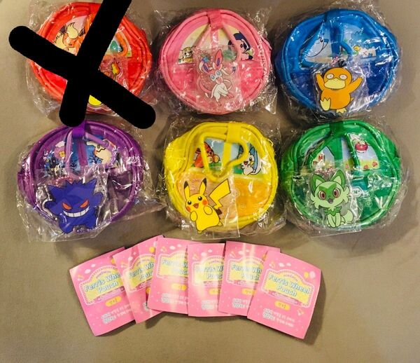 韓国限定ロッテワールドポケモンガチャポーチFerris Wheel Pouch新品