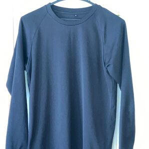 ドライシャツ ロンT 長袖 M メンズ 黒 ブラック ワークマン 夏 Tシャツ
